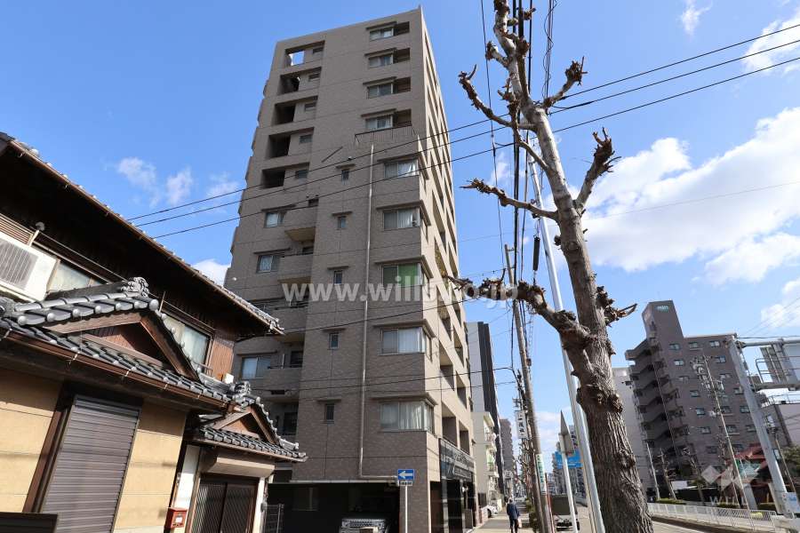 エスポア桜山の外観（西側から）
