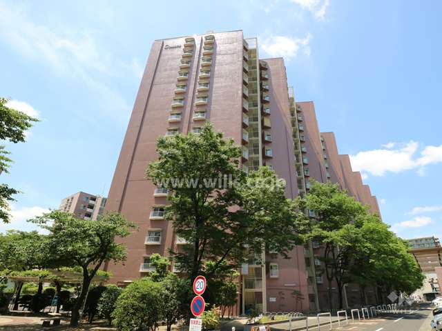 矢田川パークハウスC棟の外観（東側から）