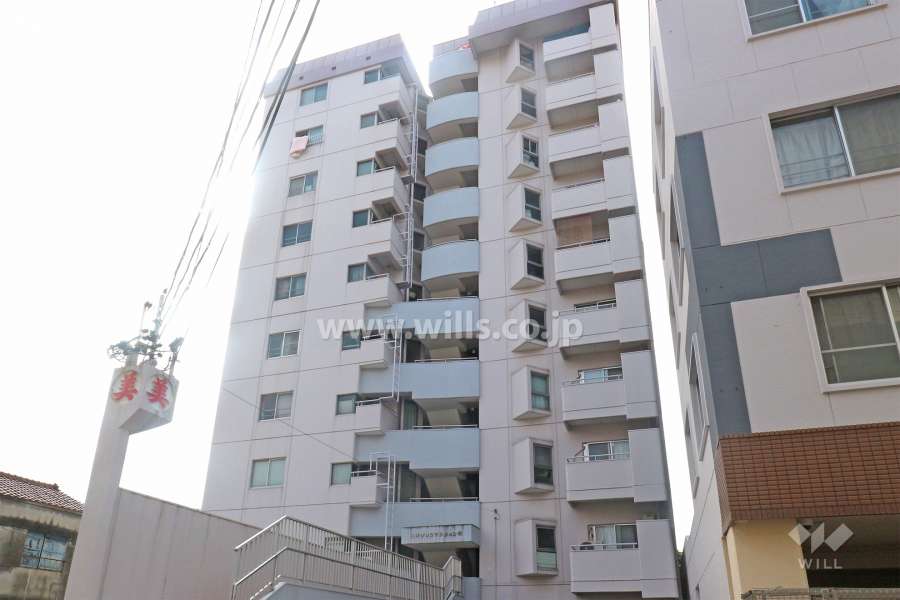 丸美タウンマンション橘の外観（北側から）