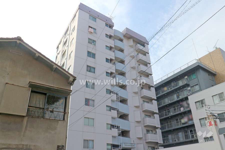 丸美タウンマンション橘の外観（北東側から）