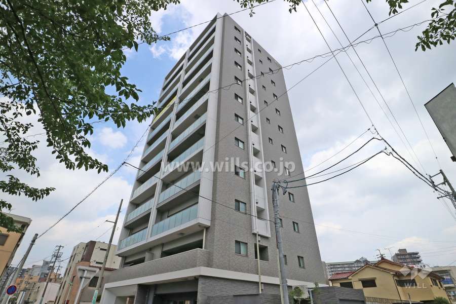 モアグレース徳川北の外観（南東側から）