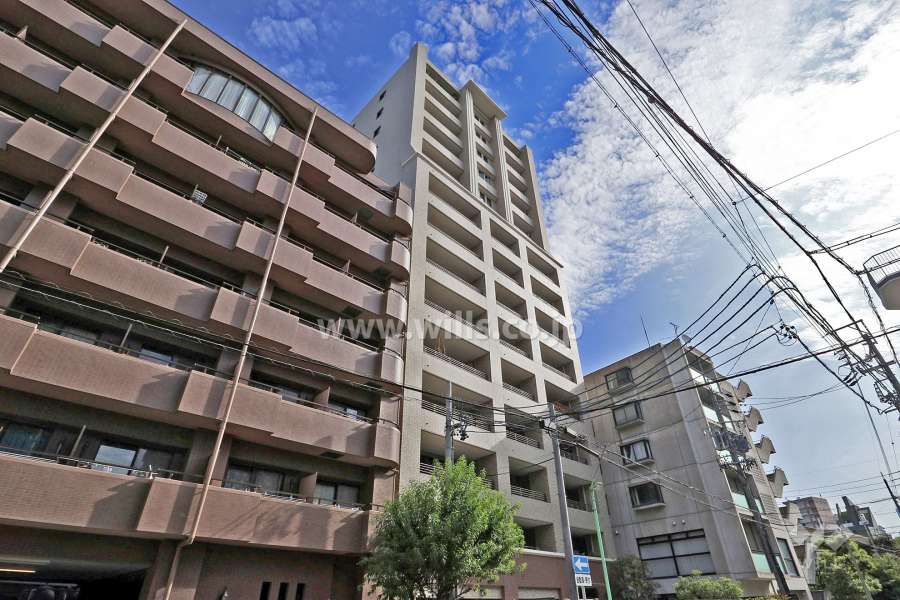 サンクレーア矢場町の外観（南西側から）