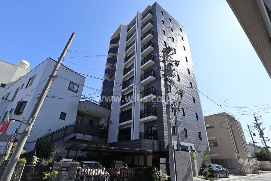 オープンレジデンシア昭和吹上の外観（南東側から）