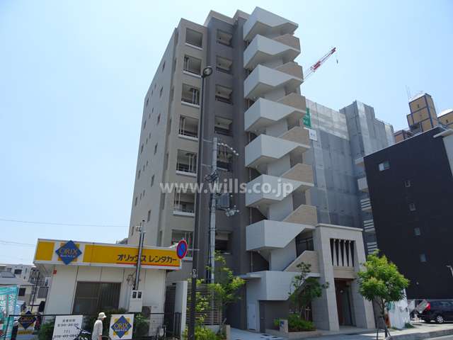 ワコーレ甲南山手デュオの外観（北東側から）
