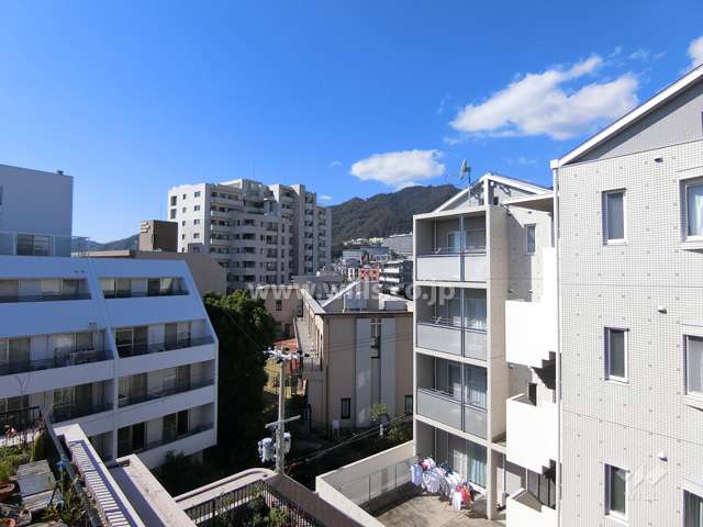 マンション内からの眺め（北西方向）