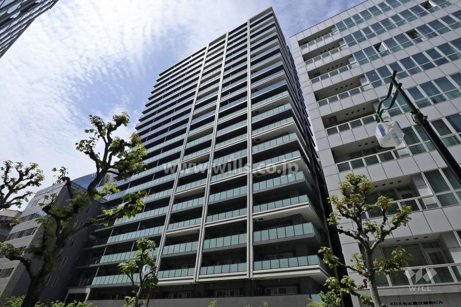 プラウドタワー名古屋丸の内の外観（南東側から）