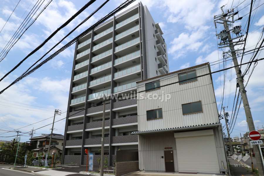 モアグレース大曽根東の外観（南東側から）