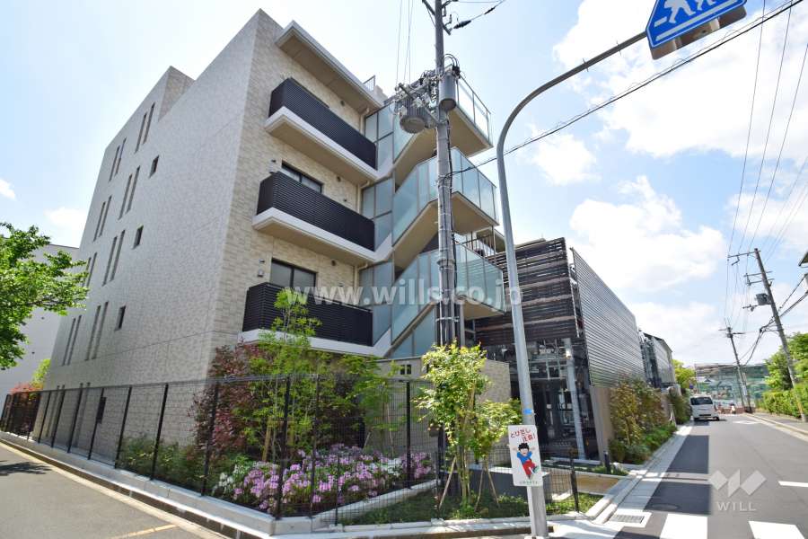 プラウド千里山手町の外観（北東側から）