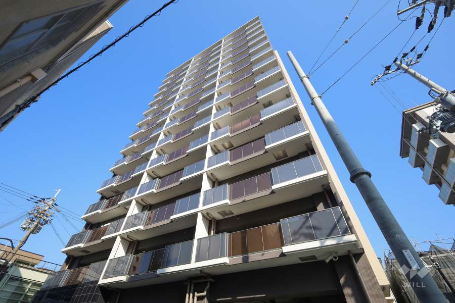 ワコーレ池田ステーションフラッツの外観（南東側から）