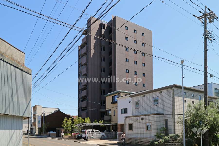 オープンレジデンシア御器所の外観(北西側から)