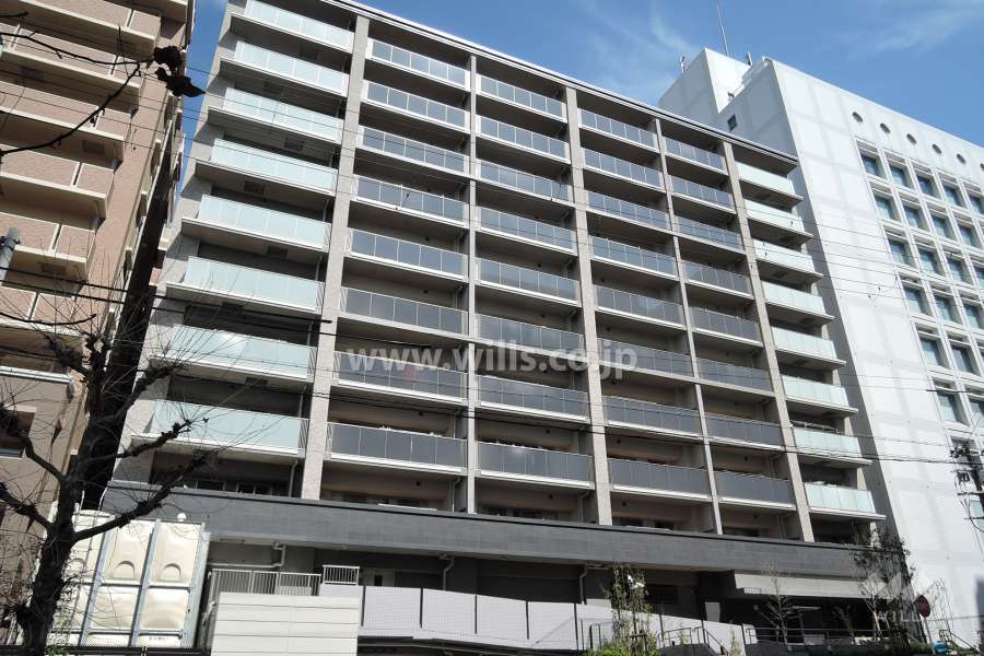 プラウド箕面船場の外観（北西側から）