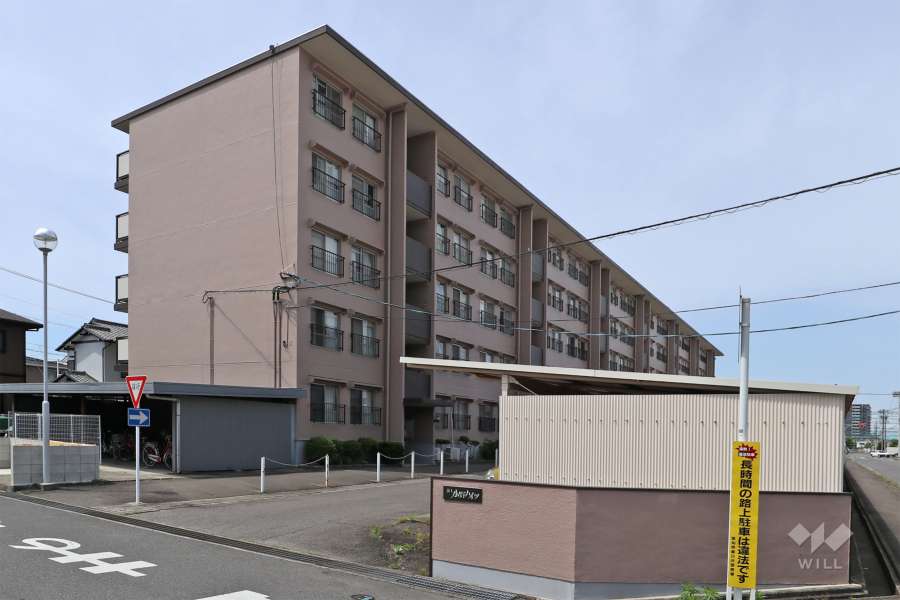 第1小野ハイツの外観（北東側から）