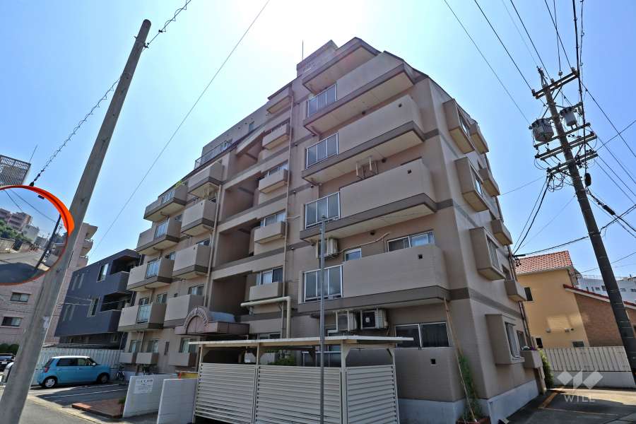 シャトー角崎の外観（北西側から）