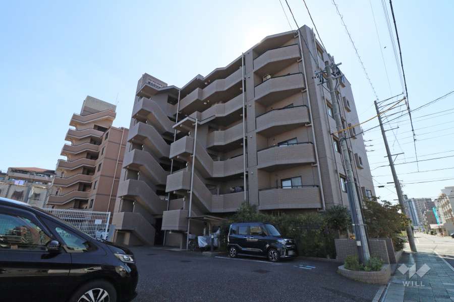 フレストスクエア春日井中央通の外観（北西側から）