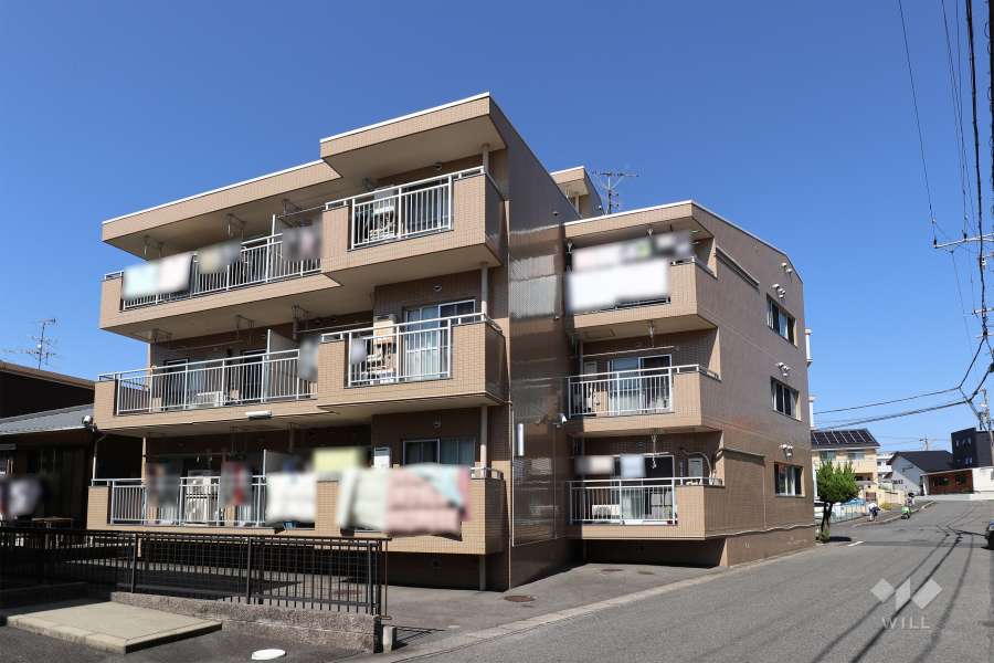 プロッシー岩野の外観(南東側から）