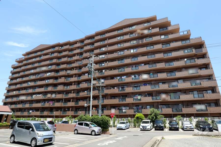 サンピボット春日井5南の外観(南東側から）
