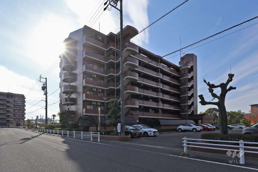 サンハイツたかくらC棟の外観（北東側から）