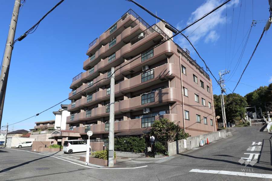 サンハウス高蔵寺の外観（南東側から）