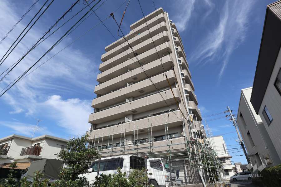 グローリアス春日井出川町の外観（南東側から）