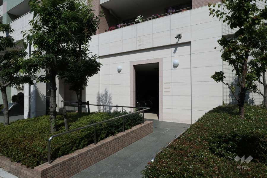 駐輪場の出入り口
