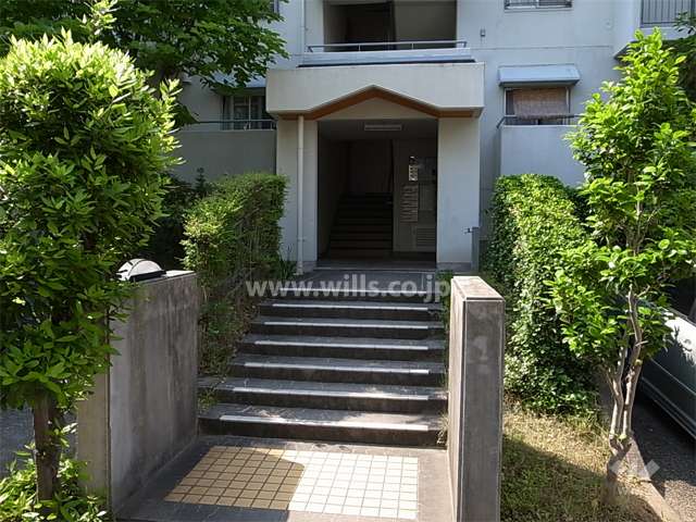 １４号棟のエントランス