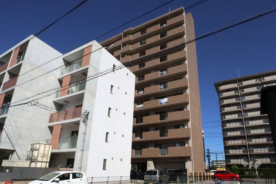 ファミール春日井の外観（南東側から）