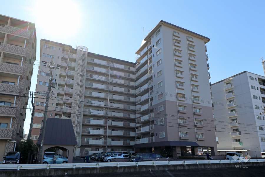 リリーハイツ春日井の外観(北東側から）