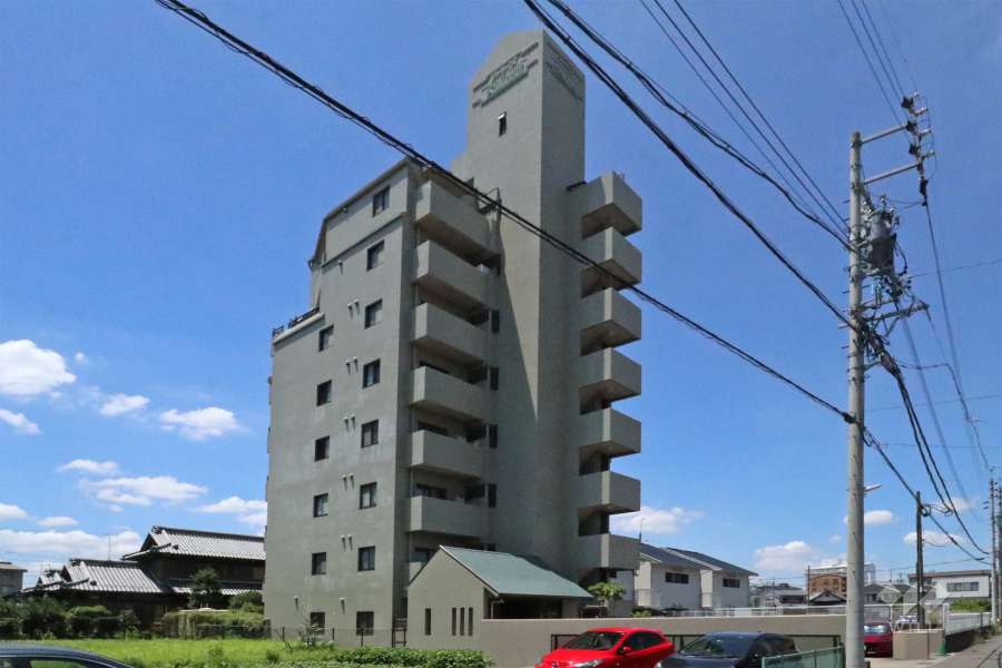 サンライズ大国屋館の外観（北東側から）
