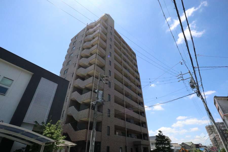プリンスハイツ春日井南南の外観(北東側から）