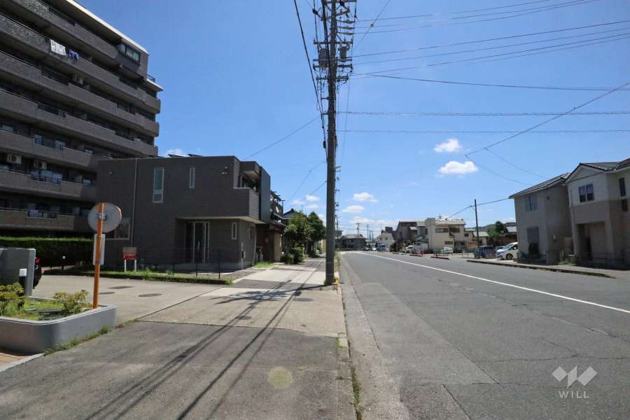 敷地南側の前面道路