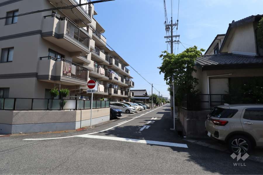 敷地南東の前面道路