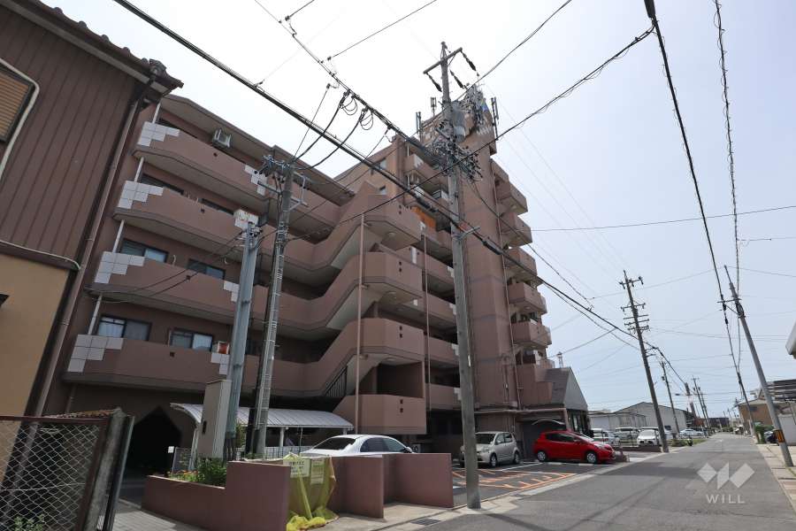 ユニーブル西本町の外観(北東側から）