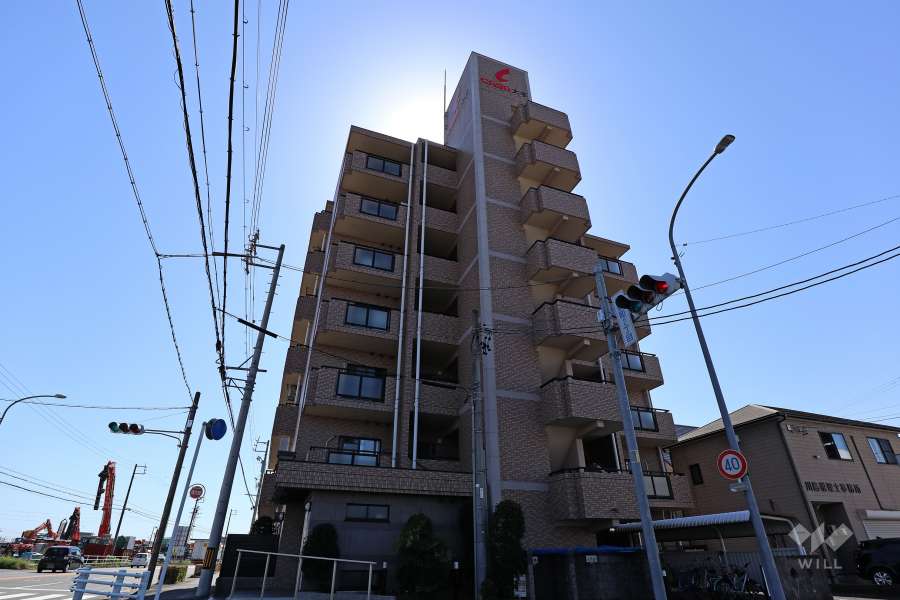カーサ大手の外観(北側から）