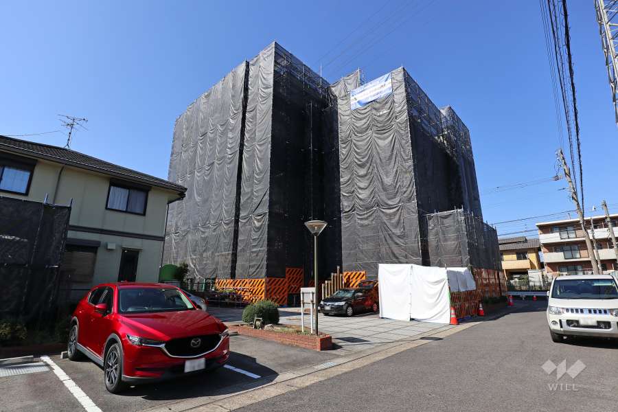ファーストコレクション神領の外観(南東側か
ら）※2022年11月現在、大規模修繕工事中