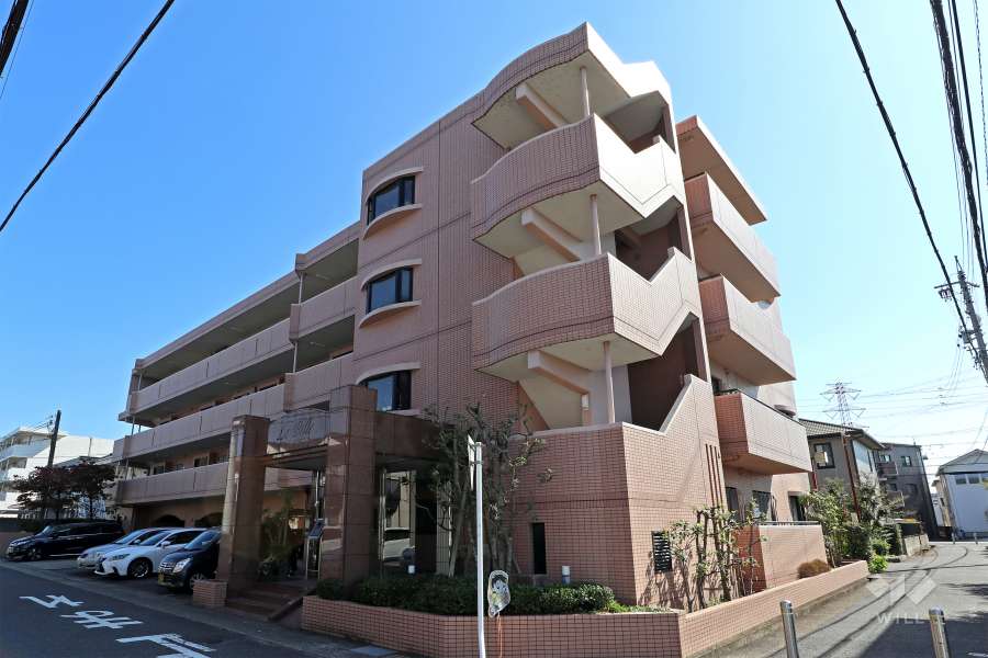 ラビーユ春日井東の外観（北西側から）