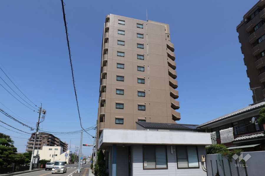 シャトー勝川3の外観(東側から）