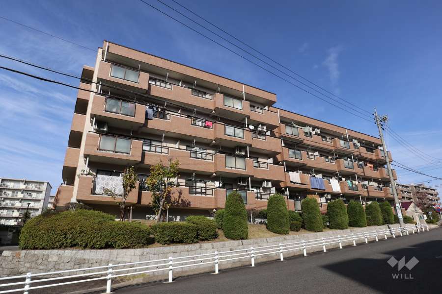 メゾン中央台第2　1号棟の外観（南西側から）