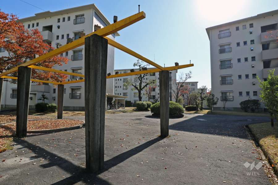 中央台団地内の広場