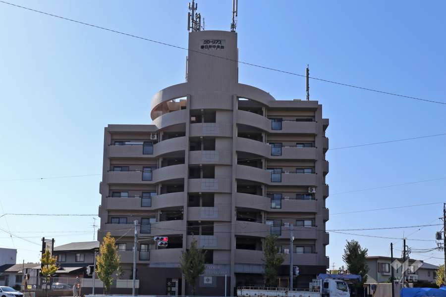 グローリアス春日井中央台の外観（北側から）