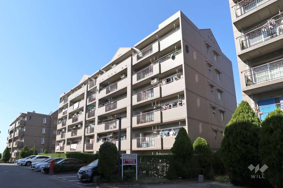 リバピア中央台8号棟の外観（南東側から）