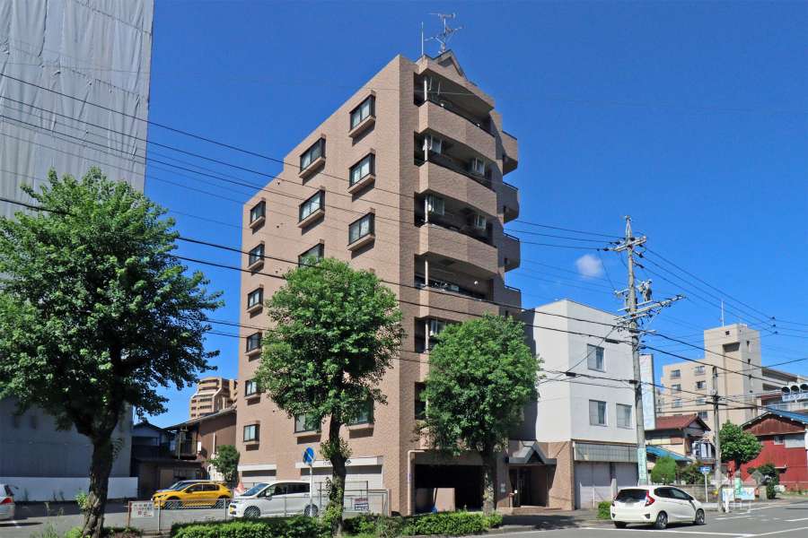 カーサ日新中央通の外観（東南側から）