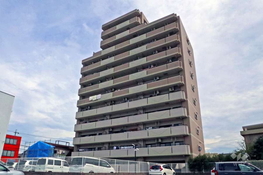 シャトー町屋シティビューヒルズの外観（南側から）