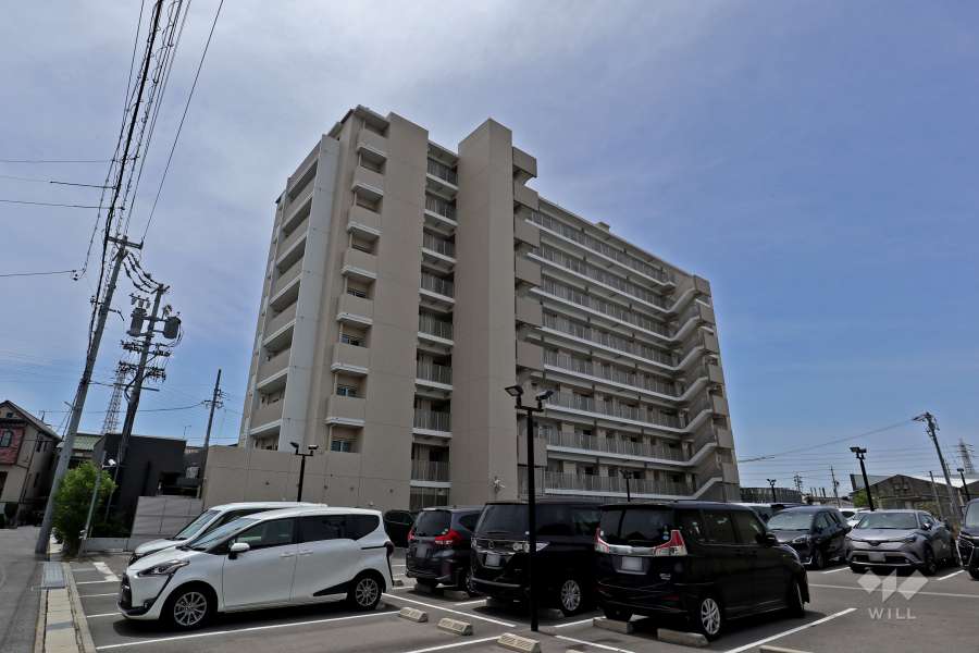 ライオンズ春日井追進町スクエアシティの外観（北側から）