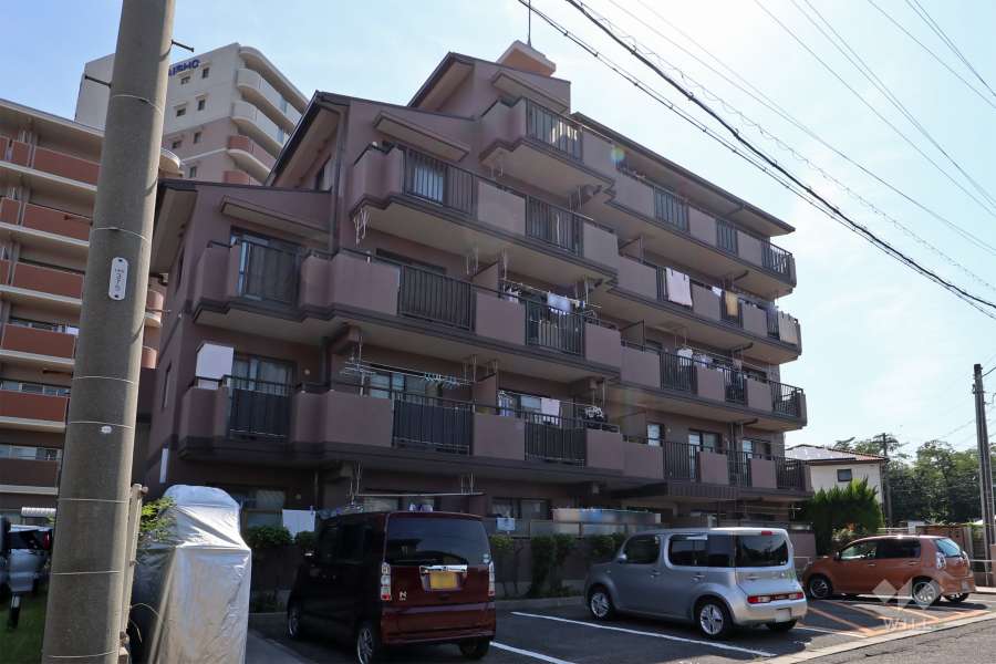 シャトー柏井の外観（西側から）