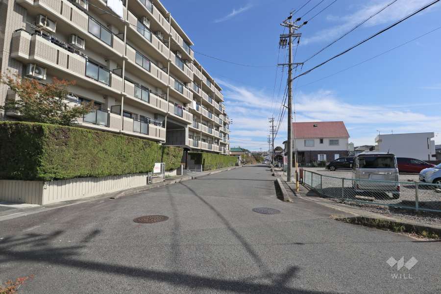 敷地南側の前面道路