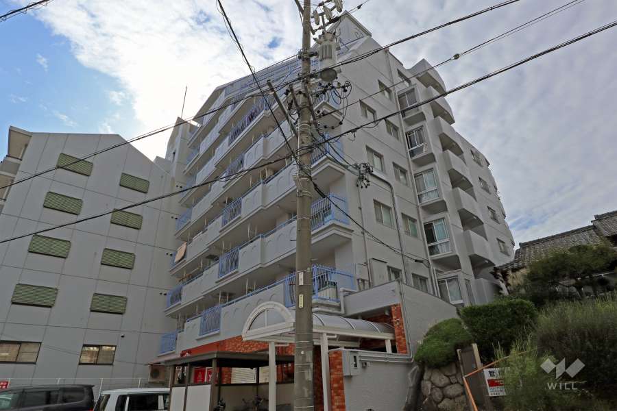 シャトー鳥居松の外観（東側から）