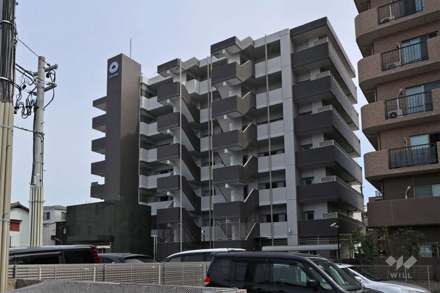 グランコート春日井2の外観（北西側から）