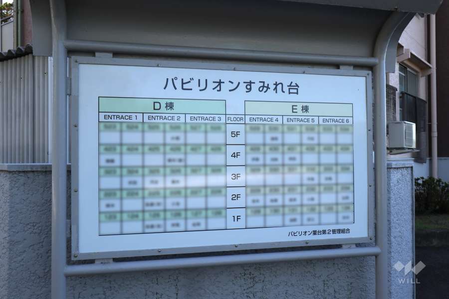 マンションの看板