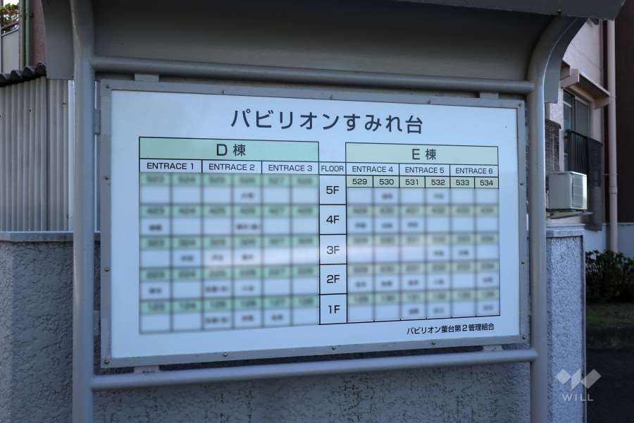 マンションの看板