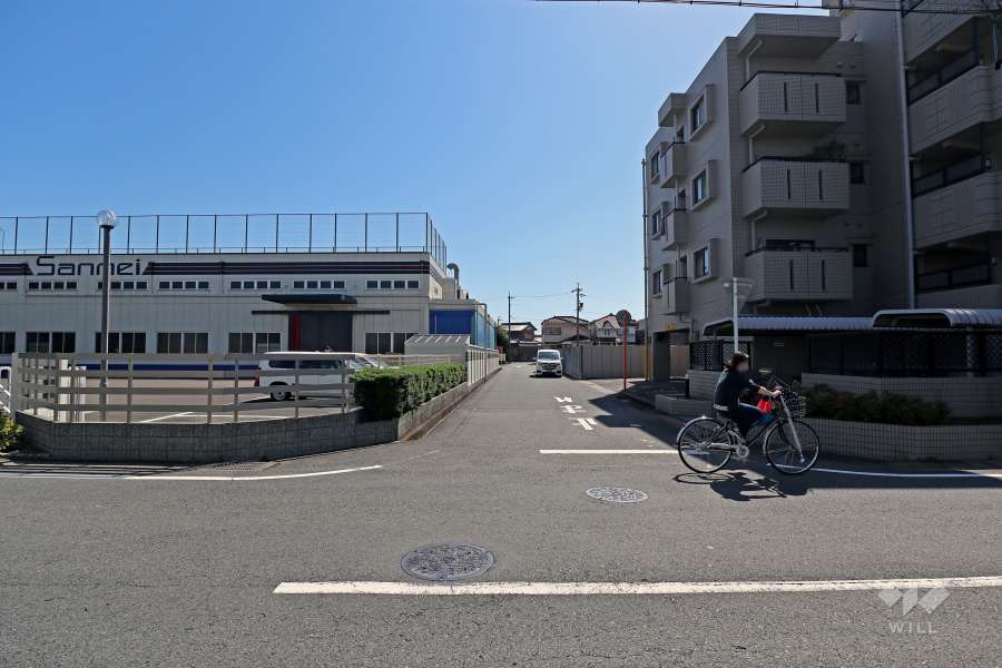 敷地北東側道路